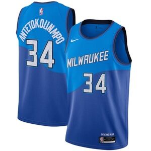 Nike Giannis Antetokounmpo Milwaukee Bucks 2020/21 City Edition Swingman Jersey